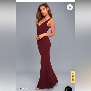 Lulu’s Melora Plum Purple Sleeveless Maxi Dress